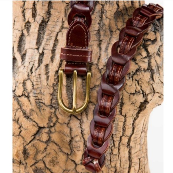68845 POL Leather Link Belt - Picture 2 of 2